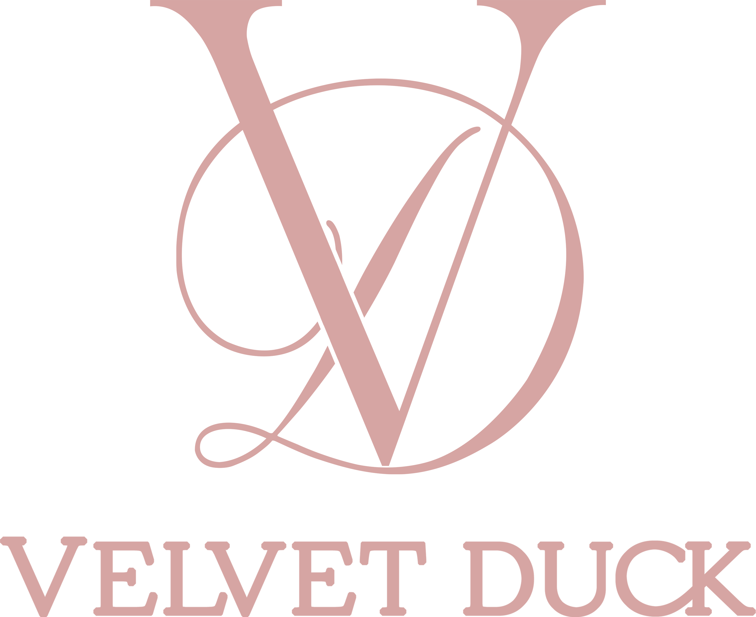 Velvet Duck Logo, Velvet Duck, Logo