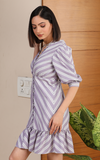 Purple Stripe Dress