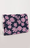 Pink Daisy Roll Pouch
